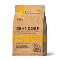 Изображение Grandorf Dog Mini 4 Мяса с пробиотиками для мелких пород 1кг от магазина Profzoo