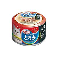 Изображение INABA ТОРОМИ консервы 80г Филе кур+тунец кацуо с мальками ширасу для кошек от магазина Profzoo