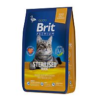 Изображение Brit Premium Cat Sterilised Утка и Курица для стерилизованных кошек 2кг от магазина Profzoo