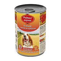 Изображение Родные корма консервы 410г Теленок с рисом по-кубански для собак от магазина Profzoo