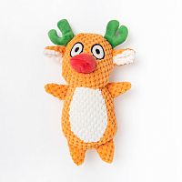 Изображение Mr.Kranch игр. "Олень" с пищалкой для собак, новогодняя серия от магазина Profzoo