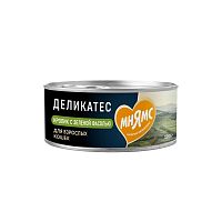 Изображение Мнямс Delicatesse консервы "Паштет по-мальтийски" Кролик с зеленой фасолью для кошек 100г от магазина Profzoo