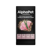 Изображение AlphaPet Superpremium крем-лакомство Тунец и Льняное семя для кошек (4х12г) от магазина Profzoo