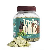 Little One Плющеный горох для грызунов 230гр