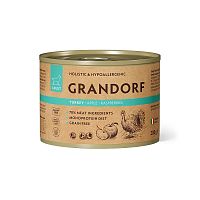 Изображение Grandorf Dog консервы Паштет из индейки с яблоком и малиной для собак 200г от магазина Profzoo
