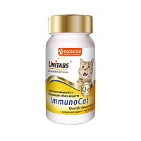 Изображение Витамины UNITABS ImmunoCat с Q10 для кошек 120 таб. от магазина Profzoo
