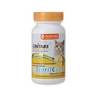 Изображение Витамины UNITABS SterilCat с Q10 для кошек 120 таб. от магазина Profzoo