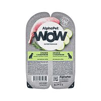 Изображение AlphaPet WOW Superpremium консервы 100г Кролик с кабачком для собак от магазина Profzoo