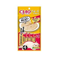 Изображение INABA ЧАО ЧУРУ Лакомство-пюре куриное филе для котят (4шт х 14г) от магазина Profzoo