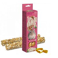 Little One Палочки для хомяков,крыс,мышей Воздуш.рис+орехи
