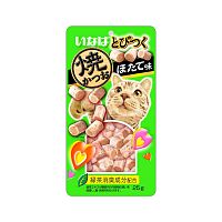 Изображение INABA ТОБИЦУКУ ЯКИКАЦУО со вкусом морского гребешка для кошек 25г от магазина Profzoo