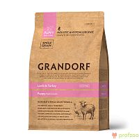 Изображение Grandorf Dog Puppy Ягненок и Индейка для щенков 10кг от магазина Profzoo