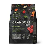 Изображение Grandorf Fresh Dog Adult Maxi Свежее мясо ягненка с бататом для крупных пород 3кг от магазина Profzoo