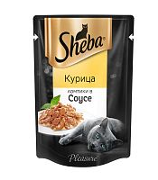 Изображение Шеба пауч 75г Курица ломтики в соусе от магазина Profzoo