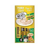 Изображение INABA ЧАО ЧУРУ Лакомство-пюре с овощами для собак (4х14г) от магазина Profzoo