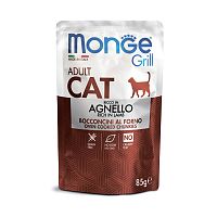 Изображение Monge Cat Grill пауч Новозеландский ягненок для кошек 85г от магазина Profzoo
