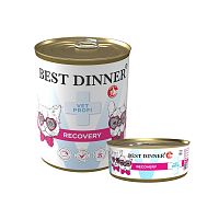 Изображение Best Dinner Vet Profi консервы Recovery для кошек и собак 340г от магазина Profzoo