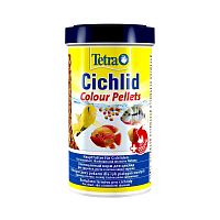Тетра Cichlid Color Pellets 30г (мульти-пеллеты)
