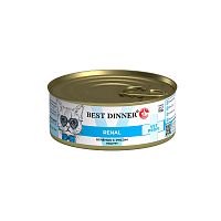 Изображение Best Dinner консервы Renal Ягненок с рисом паштет для кошек 100г от магазина Profzoo