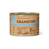 Изображение Grandorf Dog консервы Паштет из говядины с бататом и цветной капустой для собак 200г от магазина Profzoo