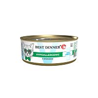 Изображение Best Dinner Vet Profi консервы Hypoallergenic Кролик для кошек 100г от магазина Profzoo