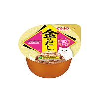 Изображение INABA CIAO Kinnodashi cup консервы 70г Тунец Магуро с морским гребешком для кошек от магазина Profzoo