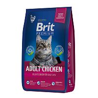 Изображение Brit Premium Cat Adult Курица для взрослых кошек 2кг от магазина Profzoo