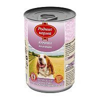 Изображение Родные корма консервы 410г Курочка по-елецки для собак от магазина Profzoo