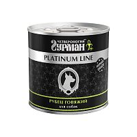 Изображение Четвероногий Гурман Platinum Line консервы Рубец говяжий в желе для собак 240г от магазина Profzoo