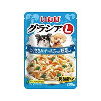 Изображение INABA ГРАЦИЯ-Л пауч 280г Куриное филе с сыром и овощами в желе для собак от магазина Profzoo