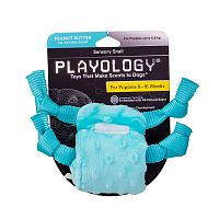 Изображение Playology игр. Сенсорная плюш улитка Puppy Sensory Snail с ароматом арахиса голубая для щенков от магазина Profzoo