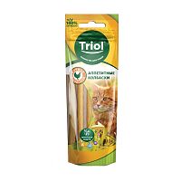 Изображение Аппетитные колбаски из курицы с треской для кошек 40г Triol от магазина Profzoo