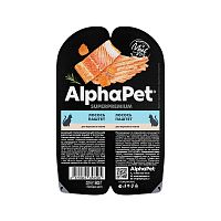 Изображение AlphaPet Superpremium консервы 80г Лосось паштет для кошек от магазина Profzoo