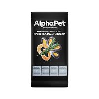 Изображение AlphaPet Superpremium крем-лакомство Креветка и Молюски для кошек (4х12г) от магазина Profzoo
