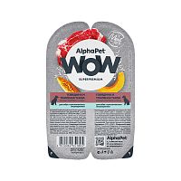 Изображение AlphaPet WOW Superpremium консервы 100г Говядина и томленая тыква для собак с чувств.пищ. от магазина Profzoo