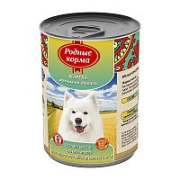 Изображение Родные корма консервы 970г Жареха мясная по-двински для собак от магазина Profzoo