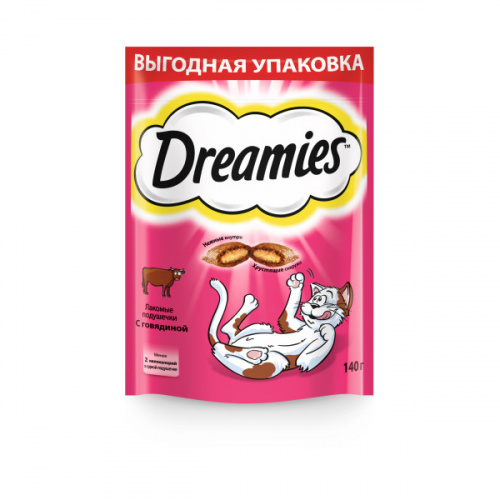 Изображение Dreamies Говядина 140г для кошек от магазина Profzoo фото 2