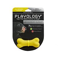Изображение Playology игр. Двухслойная жев.косточка Dual Layer Bone для с ароматом курицы малая желтая для собак от магазина Profzoo