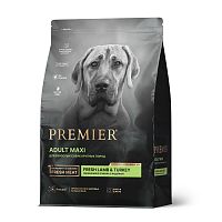 Изображение Premier Dog Adult Maxi Свежее мясо ягненка с индейкой для собак крупных пород 3кг от магазина Profzoo