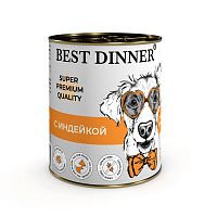 Изображение Best Dinner Super Premium Мясные деликатесы консервы 340г с индейкой для собак и щенков от магазина Profzoo
