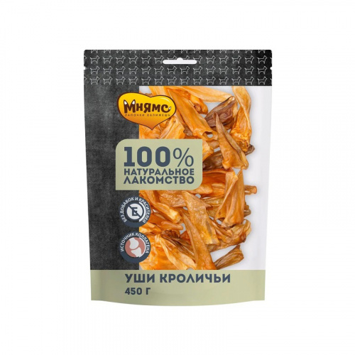 Изображение Мнямс лакомство Ухо кроличье 1шт от магазина Profzoo
