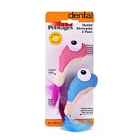 Изображение Petstages игрушка Dental Креветки с кошачьей мятой 7см (2шт) для кошек от магазина Profzoo